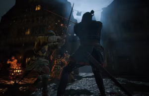 8 лучших игр, похожих на The Witcher 3 Коэн сражается с охранником в игре The Blood of Dawnwalker