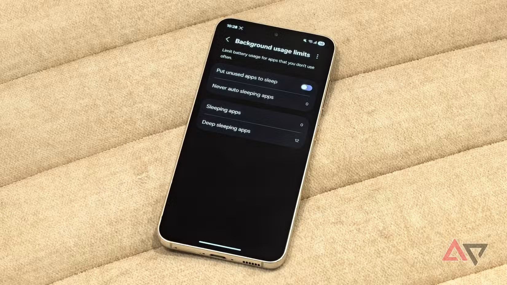 Оптимизация работы батареи в интерфейсе Samsung One UI