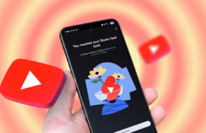 Как ограничить время просмотра YouTube и остановить бесконечный скроллинг Окно настроек YouTube с достигнутым лимитом просмотра ленты Shorts