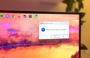 Как отключить гибернацию в Windows 11 и освободить десятки гигабайт памяти Окно подтверждения перехода в режим гибернации на рабочем столе Windows 11