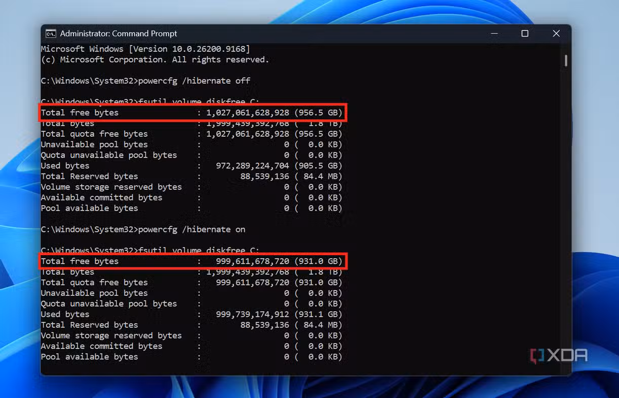 отключить гибернацию в Windows 11 — иллюстрация 4 к материалу