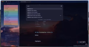 Как плагины автоматизации в Obsidian заменили рабочие процессы в Notion Окно палитры команд с настройками плагина QuickAdd