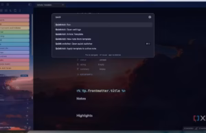Как плагины автоматизации в Obsidian заменили рабочие процессы в Notion Окно палитры команд с настройками плагина QuickAdd