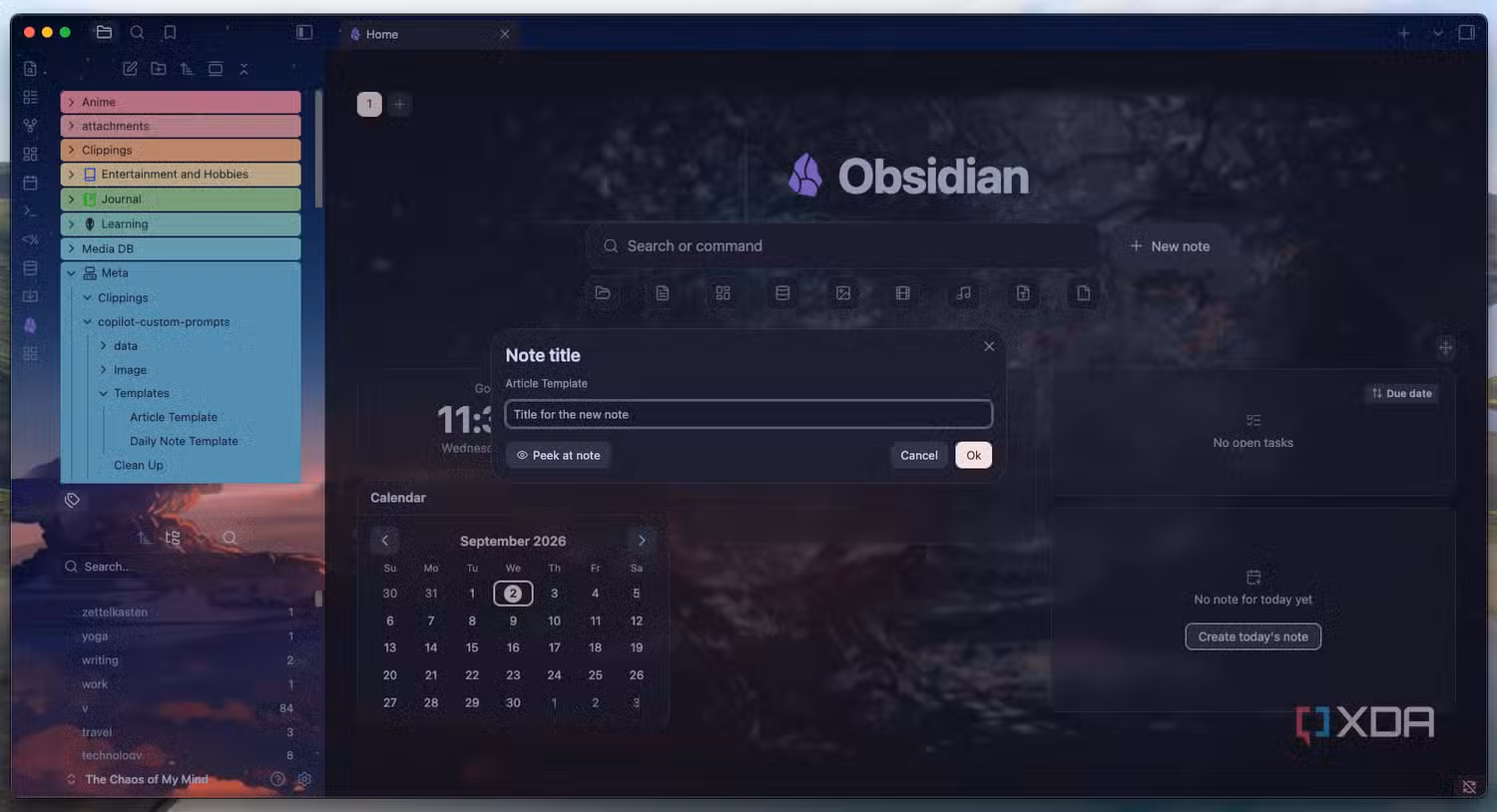 плагины автоматизации в Obsidian — иллюстрация 2 к материалу