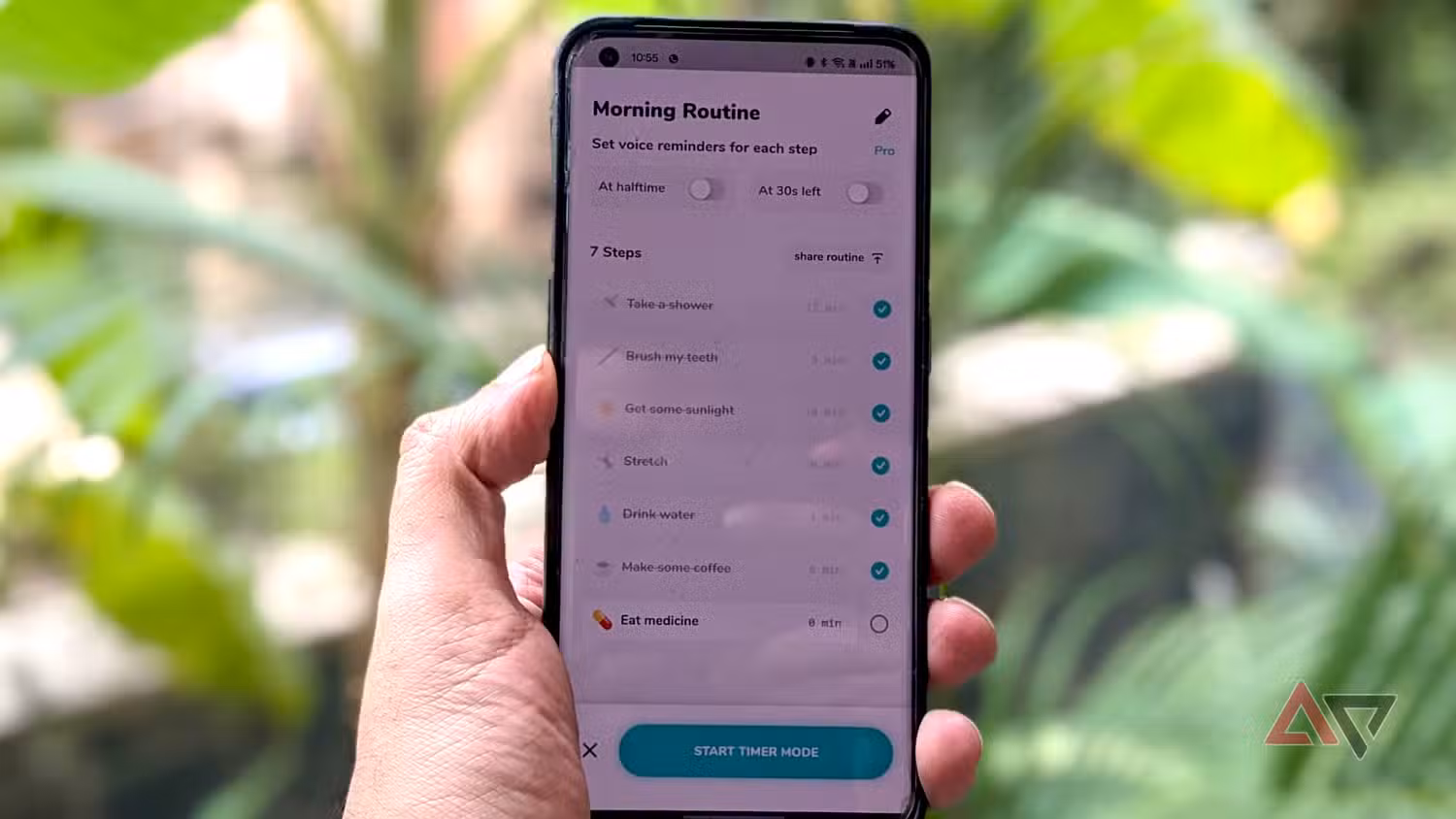RoutineFlow на смартфоне OnePlus 9 Pro