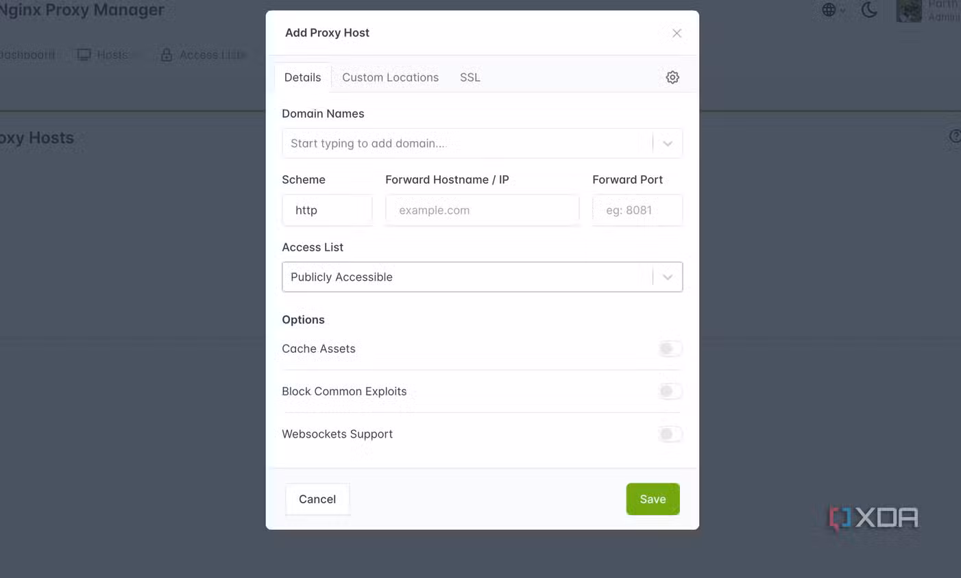 Как упростить управление Docker-контейнерами с помощью Nginx Proxy Manager — иллюстрация 2 к материалу Как упростить управление Docker-контейнерами с помощью Nginx Proxy Manager — иллюстрация 2 к материалу