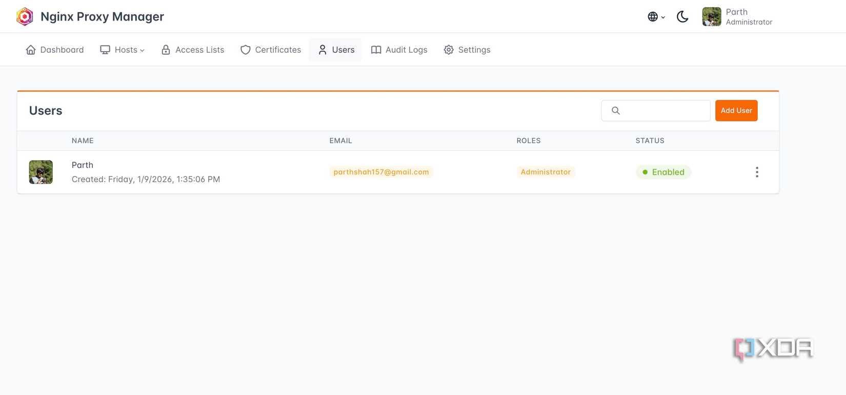 интерфейс Nginx Proxy Manager для настройки прокси-хостов интерфейс Nginx Proxy Manager для настройки прокси-хостов