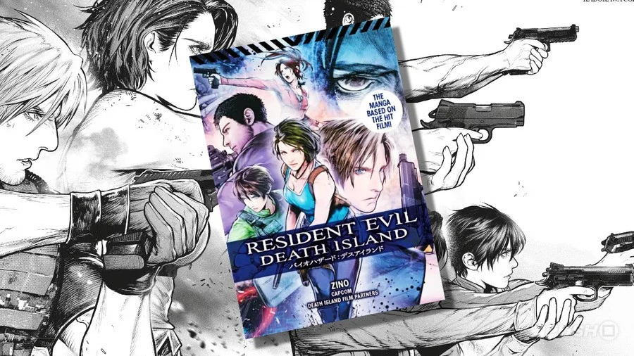 Главные герои Resident Evil на обложке манги Death Island Главные герои Resident Evil на обложке манги Death Island