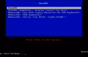 Удаление данных с жесткого диска с помощью ShredOS Интерфейс утилиты nwipe в среде ShredOS для выбора и очистки дисков